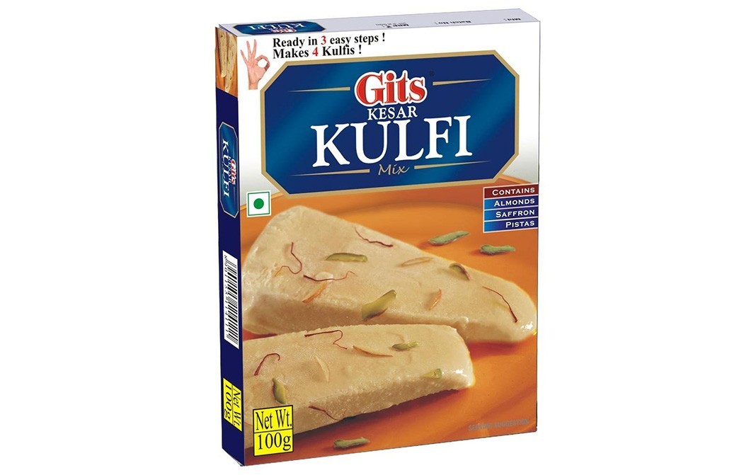 Gits Kesar Kulfi Mix    Box  100 grams
